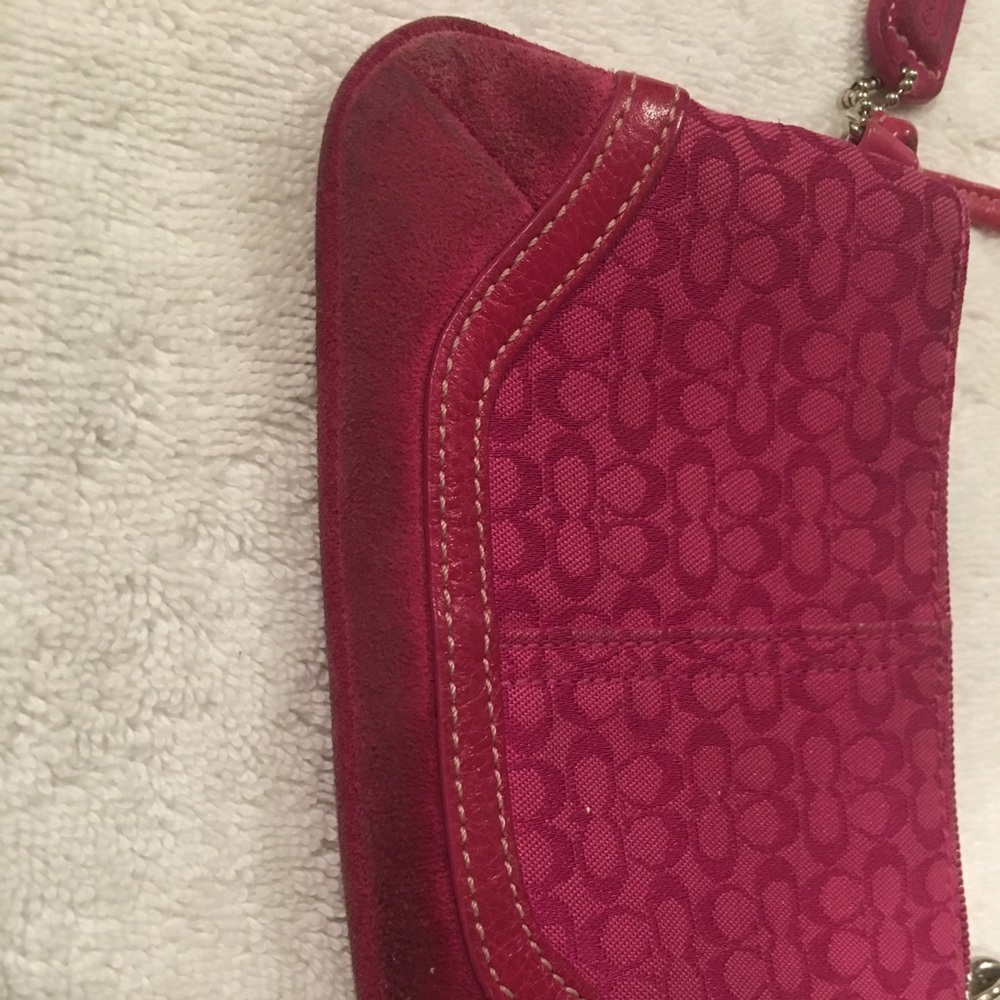 Coach Pink Wristlet